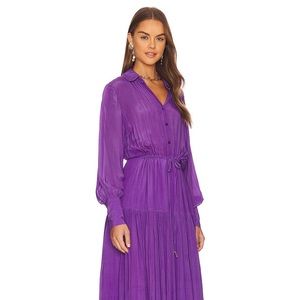 Karina Grimaldi Cassandra Dress in Purple XS
